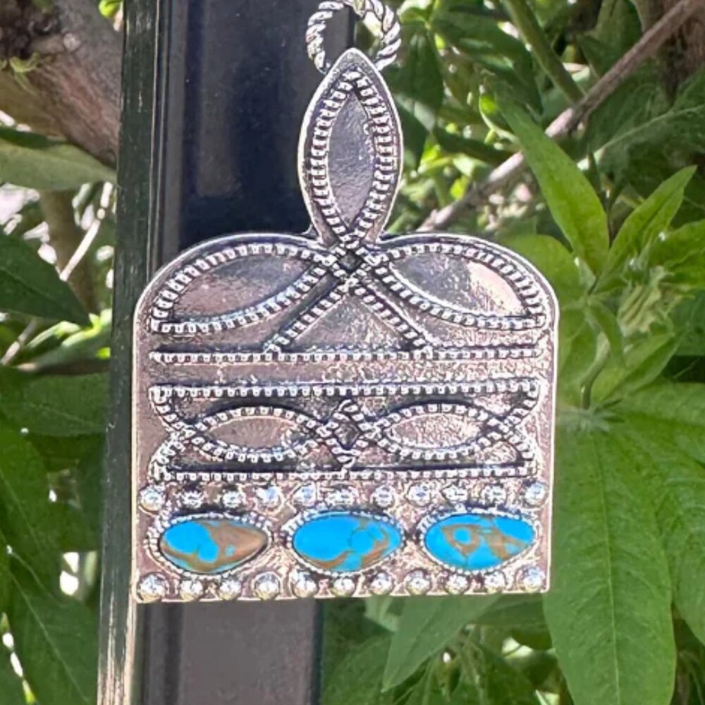 Stitched In Stone Large Necklace
